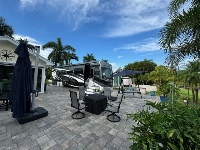 View of patio