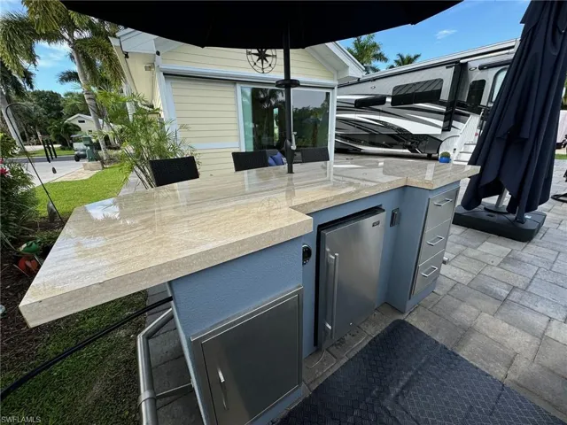 View of patio / terrace featuring area for grilling