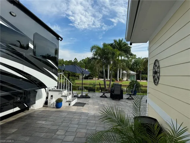 View of patio