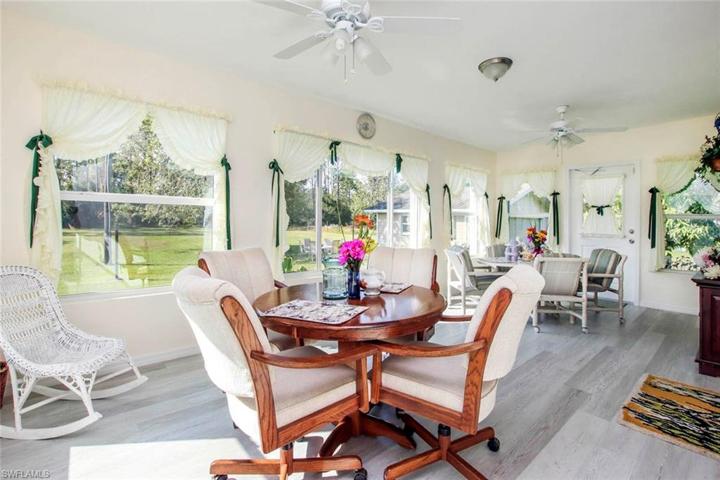 Sun room offers loads of added living  entertainment space