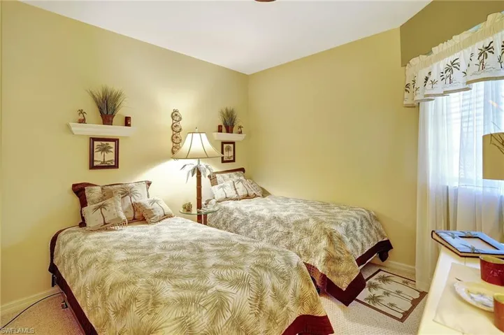 Bedroom with baseboards