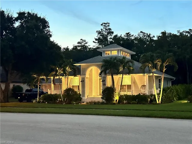 View of front of home with a front yard