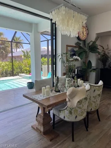 Dining room featuring wood finished floors