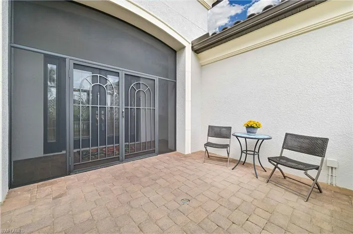 View of patio