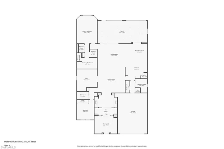 View of floor plan / room layout