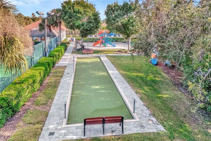 View of community with a game area
