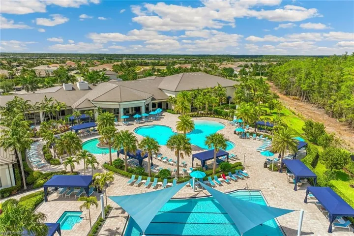 Resort pool and lap pool area