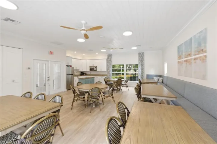 Community multi use room with part Kitchen