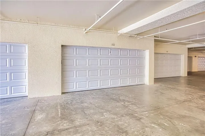 Large 2-car garage with room for storage