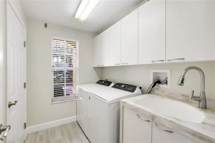 Ideal laundry room.