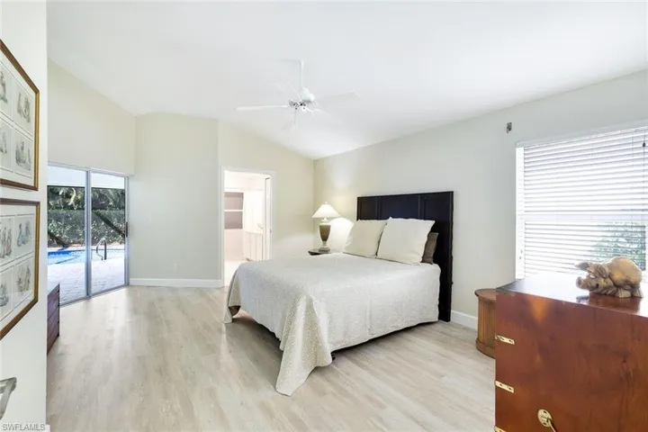 Extra large primary bedroom.