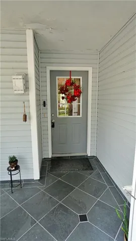 View of exterior entry