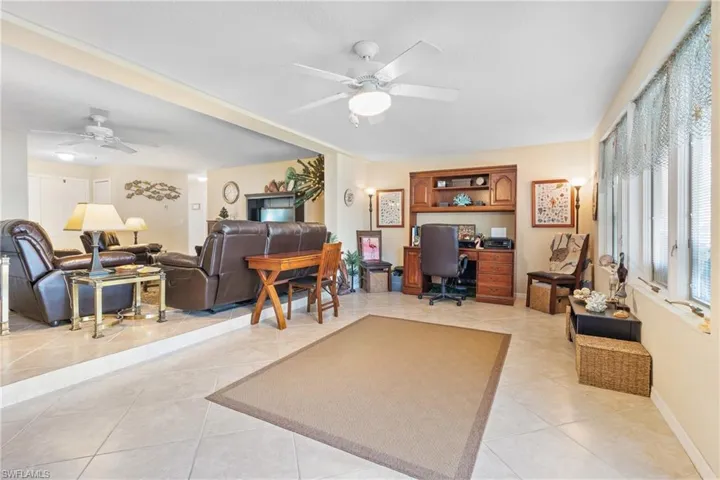 Extra living space for office or entertainment area
