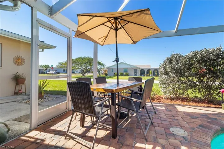 View of patio