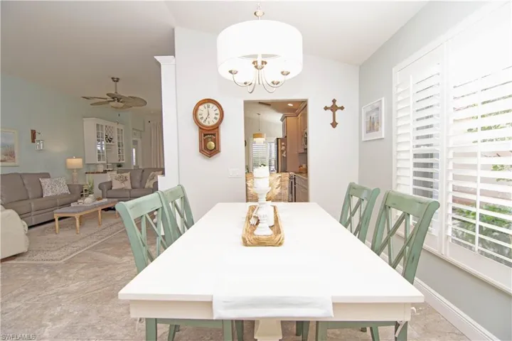 The dining room awaits your famous creations!