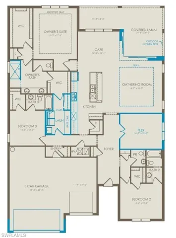 Floor plan with structurals