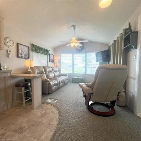 Vaulted ceiling
