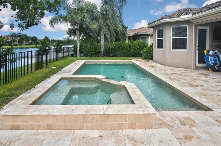 Salt water pool and can be heated for the chilly nights