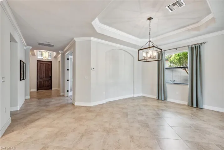 Living Room view to front door