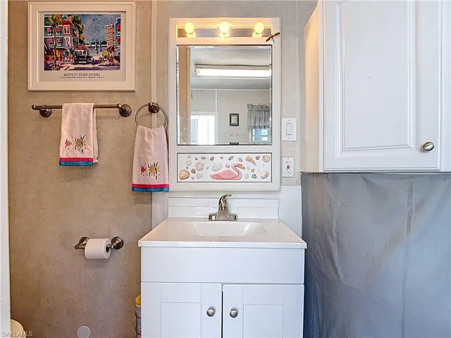 Half bath featuring vanity