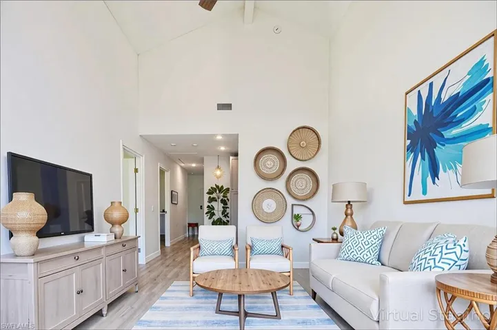 Virtually staged Bonus room shown as a den or 2nd living area