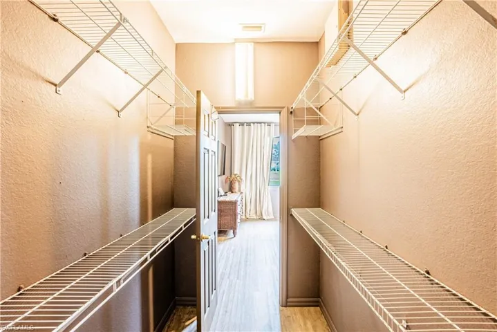 Primary walk-in closet
