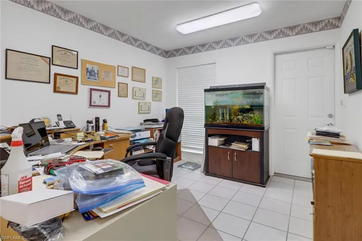 View of tiled office