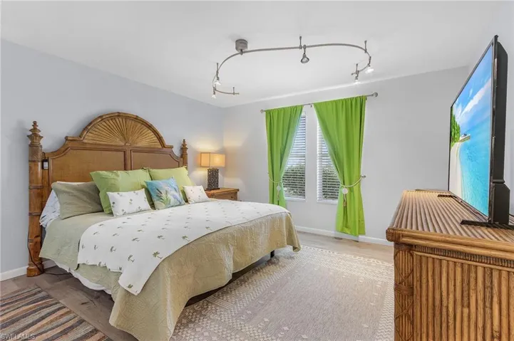 Front Bedroom with hardwood / wood-style flooring