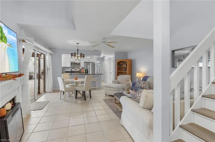 View of the condo from the front entry of the property.
