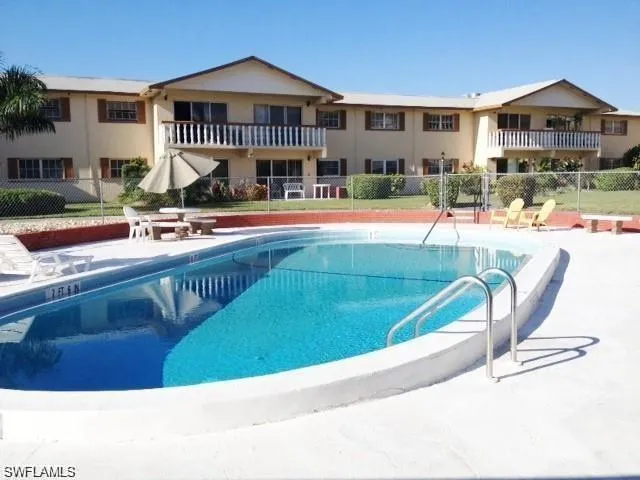 View of pool