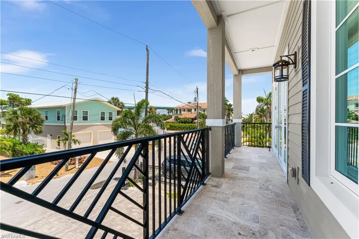 Balcony off first level bedroom