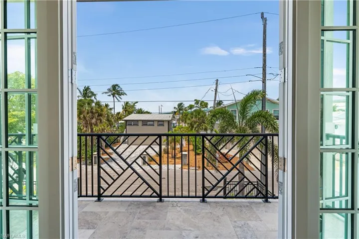 Balcony off first level bedroom