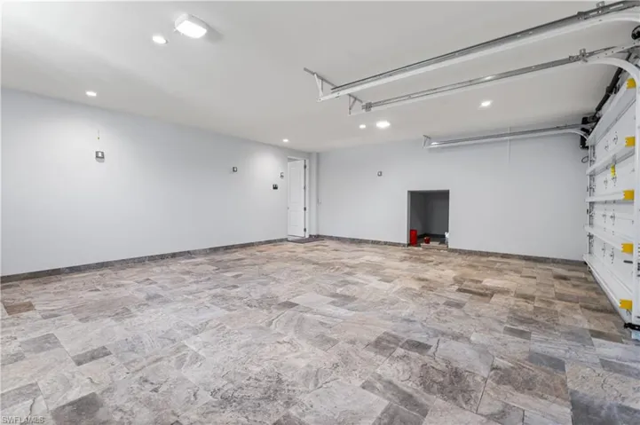 Gorgeous Tile Flooring in Garage