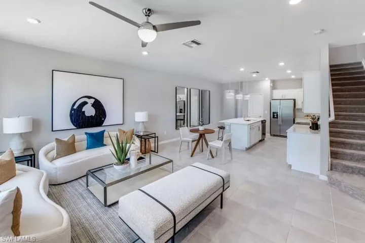 Photo of furnished model, options may vary.