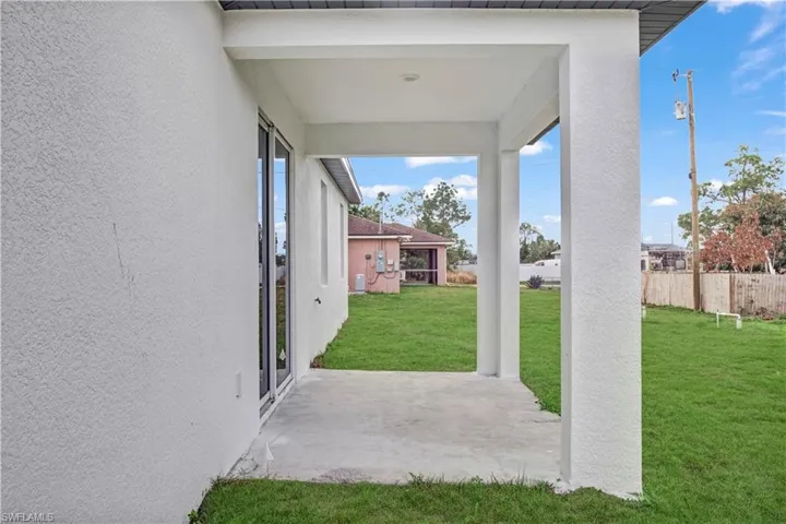View of yard featuring a patio area