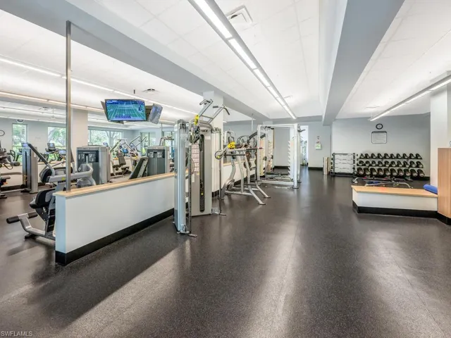 View of workout area