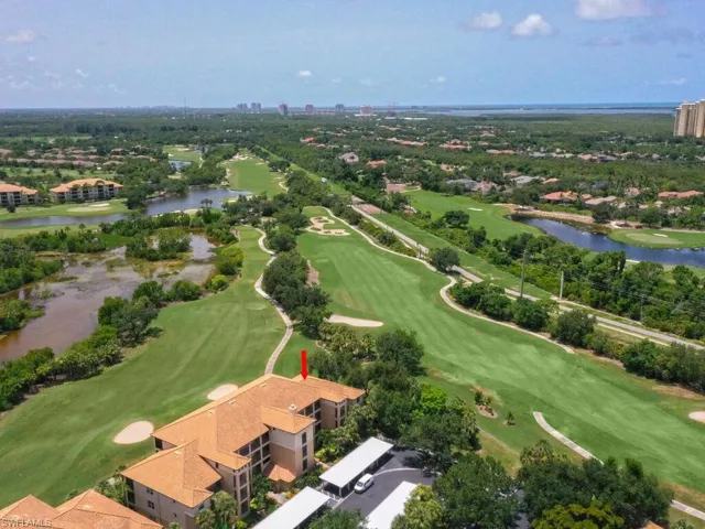 Aerial view showing placement of unit