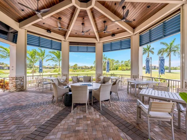 Community area with firepits.