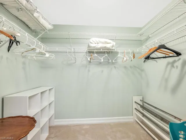 Master walk in closet