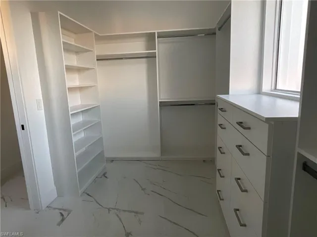 View of spacious closet