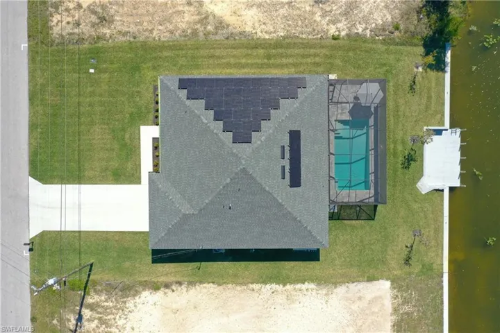 aerial from above