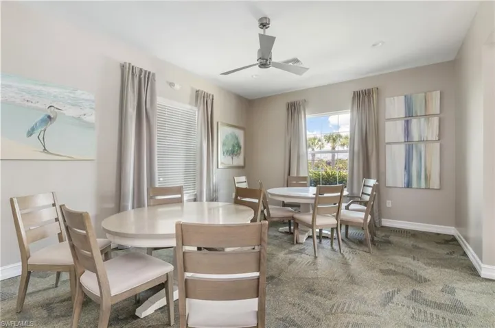 Card room at Clubhouse
