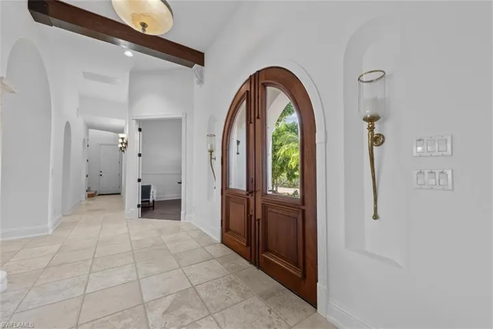 View of entrance foyer
