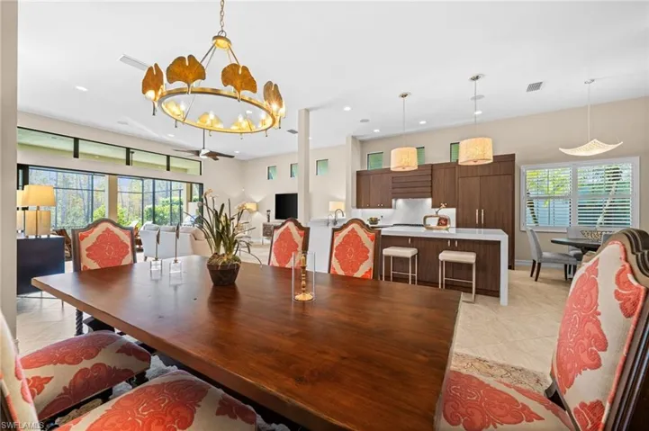 From dinner parties to cozy nights in, this flowing living space is made for memorable moments