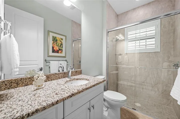 Crisp, clean finishes make this guest bath inviting for every visitor.
