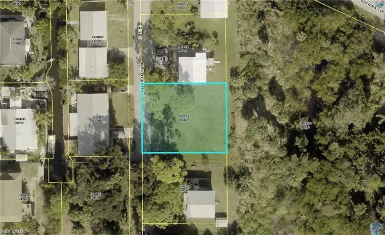 Aerial view of property's location