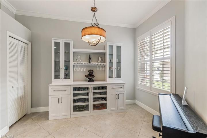 usually a small kitchen table here for breakfast - pantry