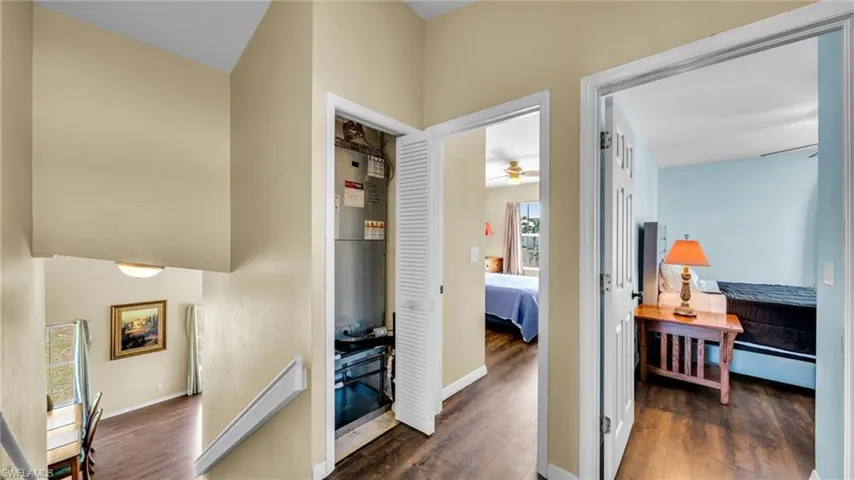Corridor with entrance into both Guest Bedrooms