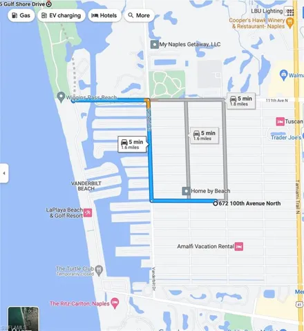 Short Walk or Ride to the Beach