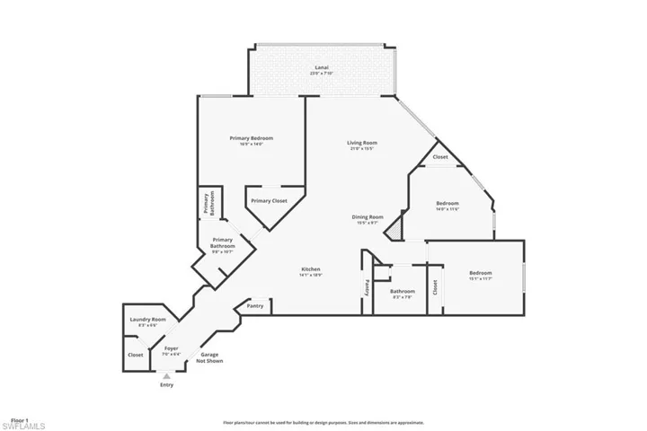 View of floor plan / room layout